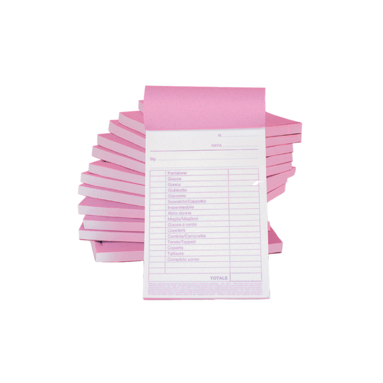 RICEVUTE CARTA CHIMICA