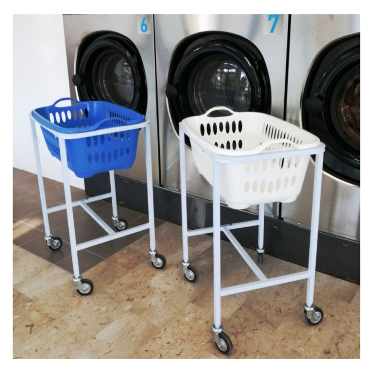 carrello con vaschetta estraibile