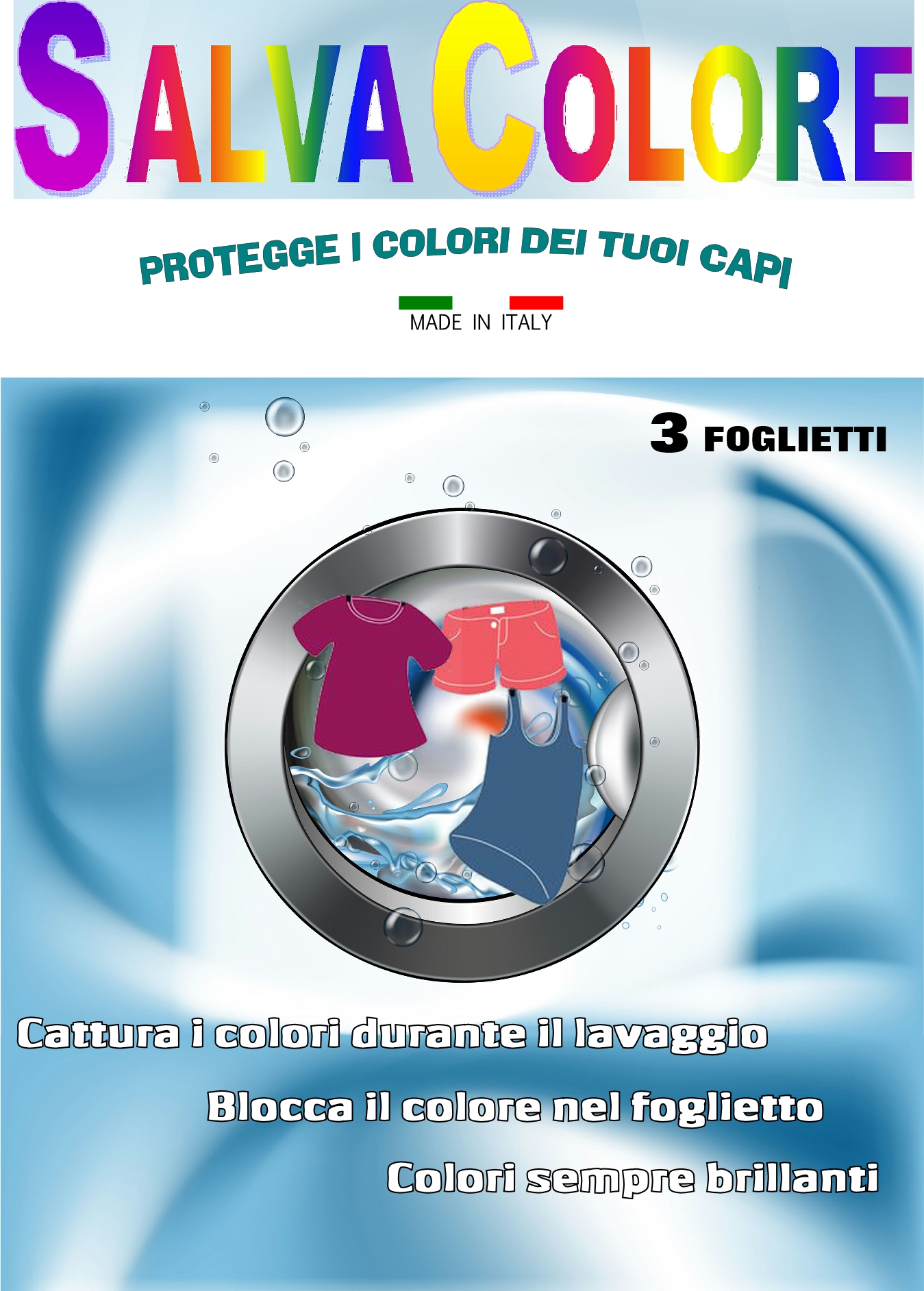 SALVACOLORE 3 FOGLIETTI CATTURA COLORE 200PZ - immagine 2