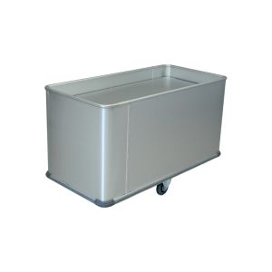 CARRELLO PORTABIANCHERIA IN ALLUMINIO FONDO MOBILE