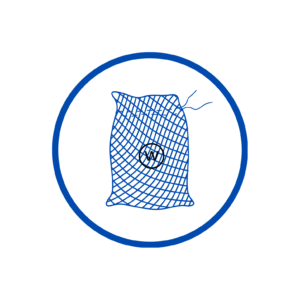 sacchi a rete per lavaggio ad acqua