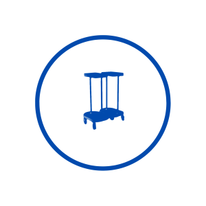 Carrelli ospedalieri portasacco